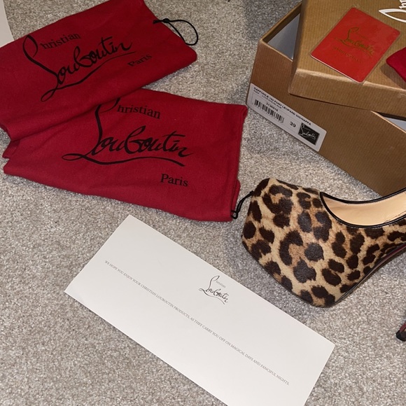 Authentic Daffodile 160 pony leopard Louboutin 39 - Picture 5 of 16